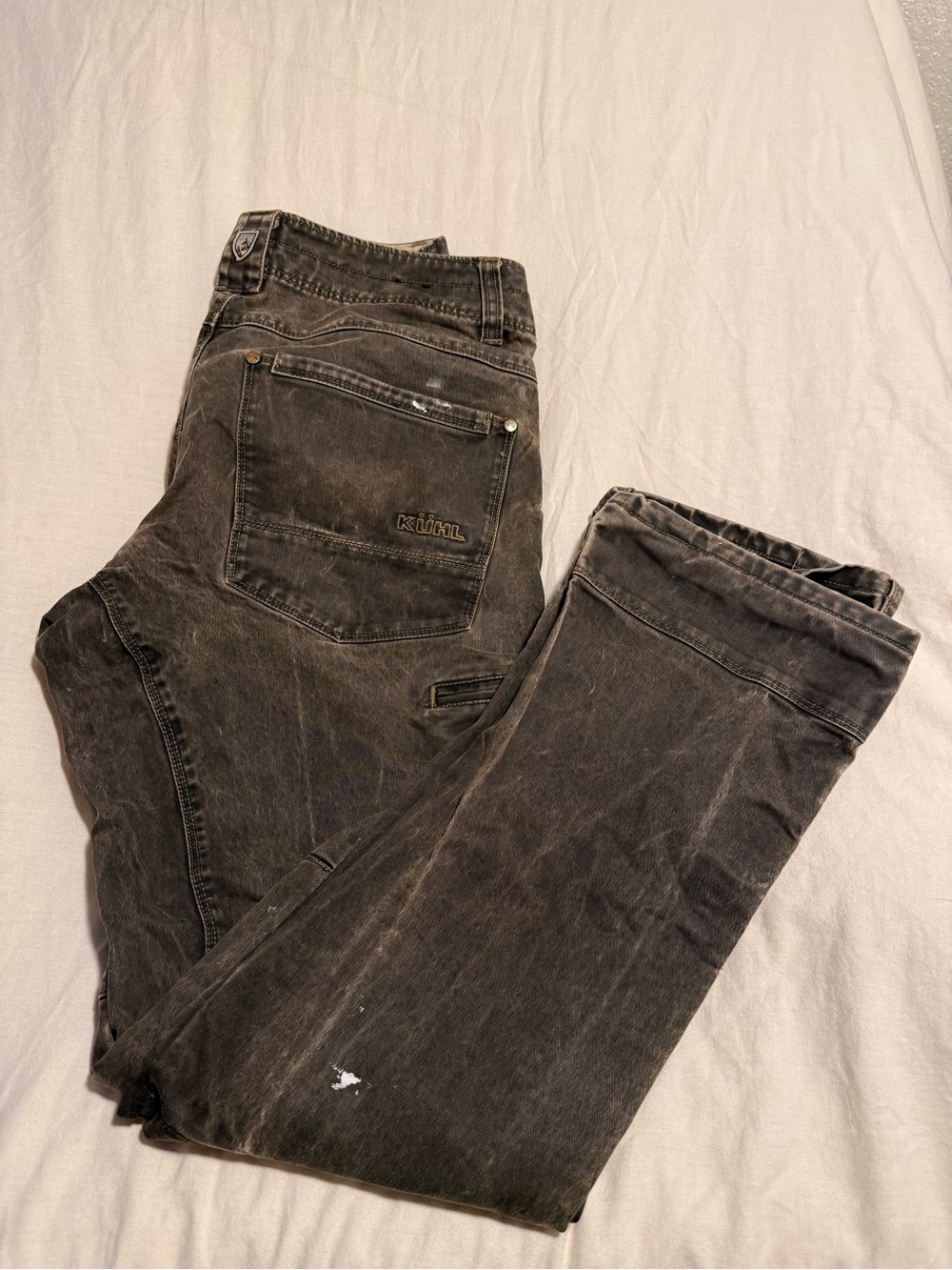 KÜHL Black Washed Utility Pants